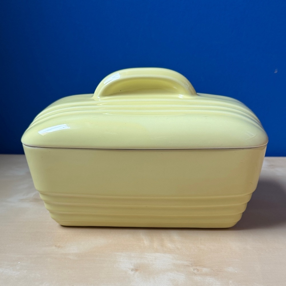 VTG Hall Westinghouse Refrigerator Ceramic Lidded Dish USA
